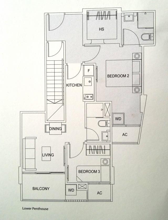 Apartment for Rent, Cassia Edge Apartment For Rent, $2,200, 1 Bed 1 Bath 480 sqft $4.58 psf, SGD 2,200 | Freehold