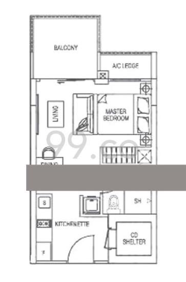 Condominium for Rent: D15, 423763