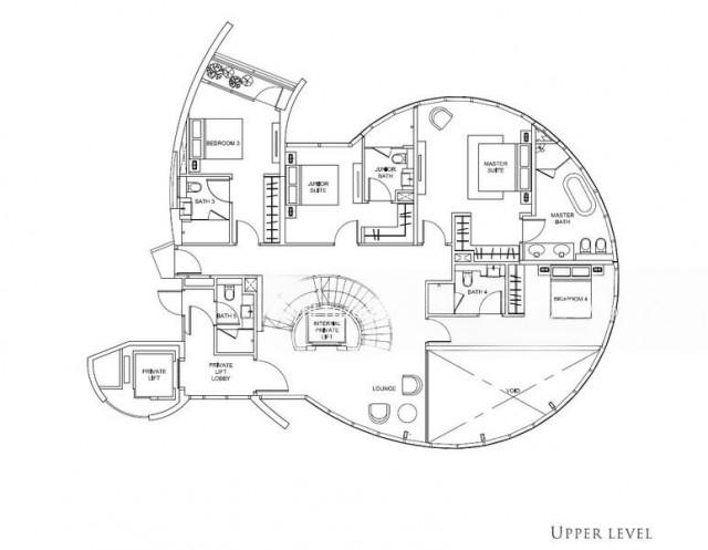 Condominium for Rent, Cliveden at Grange Condominium For Rent, $27,000, 5 Bed 5 Bath 6,028 sqft $4.48 psf, SGD 27,000 | Freehold